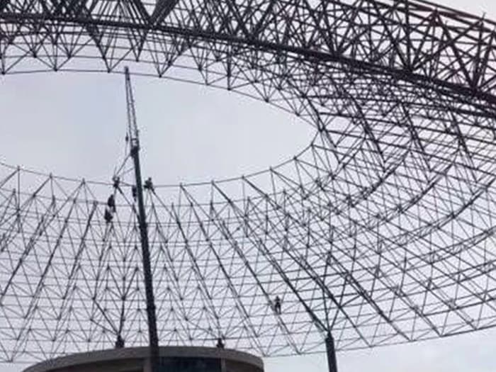 黄冈篮球馆球形网架厂家价格